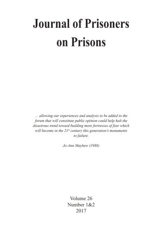 Cover image: Journal of Prisoners on Prisons, V26 #1&2 9780776625973