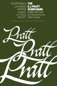 Imagen de portada: The E.J. Pratt Symposium 9780776643847