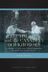 Cover image: Leo Tolstoy and the Canadian Doukhobors 9780776628509