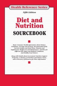 Cover image: Diet and Nutrition Sourcebook 5th edition 9780780813830