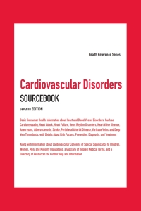 Imagen de portada: Cardiovascular Disorders Sourcebook, 7th Ed. 7th edition 9780780817081