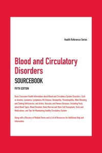 صورة الغلاف: Blood and Circulatory Disorders Sourcebook, 5th Ed. 5th edition 9780780817166