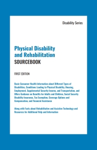 Imagen de portada: Physical Disability and Rehabilitation Sourcebook, 1st Ed. 1st edition 9780780817708