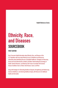 表紙画像: Ethnicity, Race, and Disease Sourcebook, 1st Ed. 1st edition 9780780817814