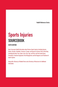 Cover image: Sports Injuries Sourcebook, 6th Ed. 6th edition 9780780818279