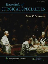 Cover image: Essentials of Surgical Specialties 3rd edition 9780781750042