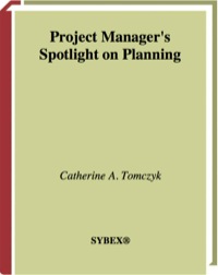 Cover image: Project Manager's Spotlight on Planning 1st edition 9780782144130