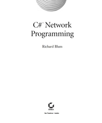 Imagen de portada: C# Network Programming 1st edition 9780782141764
