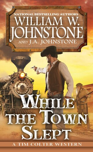 Imagen de portada: While the Town Slept 9780786050833