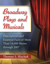 Cover image: Broadway Plays and Musicals: Descriptions and Essential Facts of More Than 14,000 Shows through 2007 9780786497546