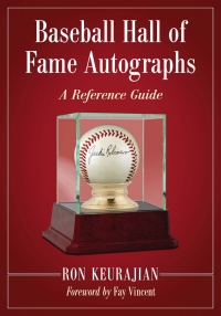 Imagen de portada: Baseball Hall of Fame Autographs 9780786470501