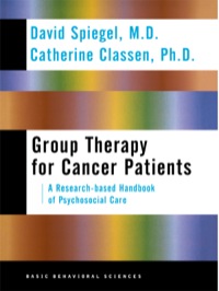 Cover image: Group Therapy For Cancer Patients: A Research-based Handbook Of Psychosocial Care 9780786723409