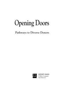 صورة الغلاف: Opening Doors 1st edition 9780787958848