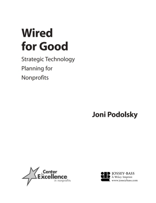 صورة الغلاف: Wired for Good 1st edition 9780787962791