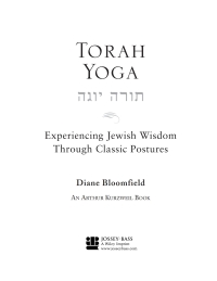 صورة الغلاف: Torah Yoga 1st edition 9780787970574