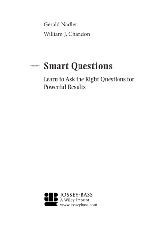 Cover image: Smart Questions 1st edition 9780787971373