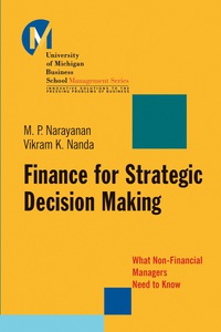 Cover image: Finance for Strategic Decision-Making: What Non-Financial Managers Need to Know 1st edition 9780787965174