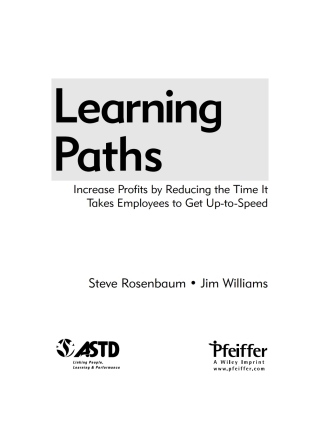 Imagen de portada: Learning Paths 1st edition 9780787974442