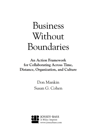Cover image: Business Without Boundaries 1st edition 9780787959111