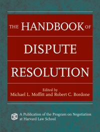 Cover image: The Handbook of Dispute Resolution 1st edition 9780787975388