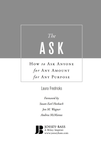 Cover image: The Ask 1st edition 9780787978563