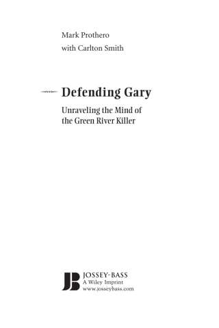 Cover image: Defending Gary 1st edition 9780787981068
