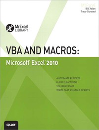 Cover image: VBA and Macros 1st edition 9780789743145
