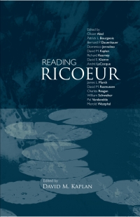 Cover image: Reading Ricoeur 9780791475256