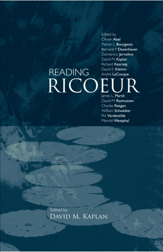 Cover image: Reading Ricoeur 9780791475256