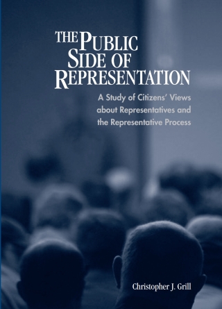 Cover image: The Public Side of Representation 9780791471708
