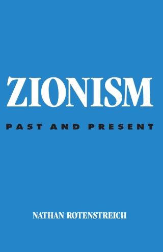 Cover image: Zionism 9780791471760