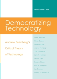 Cover image: Democratizing Technology 9780791469187
