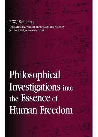 Cover image: Philosophical Investigations into the Essence of Human Freedom 9780791468739