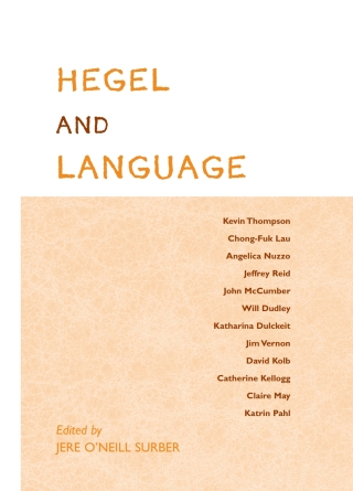 Imagen de portada: Hegel and Language 9780791467565