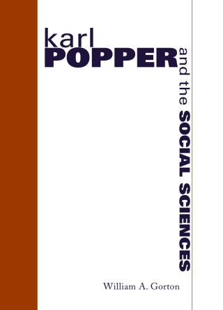 Cover image: Karl Popper and the Social Sciences 9780791466612