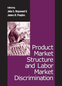 Cover image: Product Market Structure and Labor Market Discrimination 9780791466230