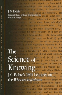 Cover image: The Science of Knowing 9780791464496