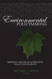 Cover image: Environmental Policymaking 9780791463475