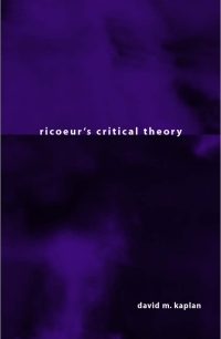 表紙画像: Ricoeur's Critical Theory 9780791456958