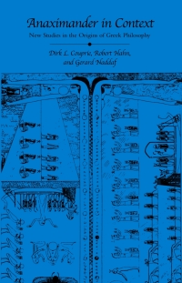 Cover image: Anaximander in Context 9780791455371