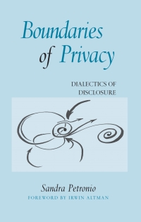 Imagen de portada: Boundaries of Privacy 9780791455166