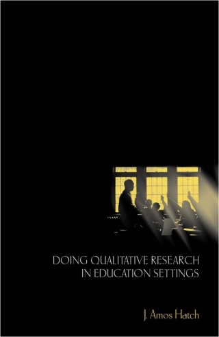 Cover image: Doing Qualitative Research in Education Settings 9780791455043
