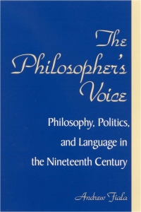 Titelbild: The Philosopher's Voice 9780791454848