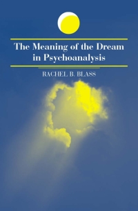 Imagen de portada: The Meaning of the Dream in Psychoanalysis 9780791453186