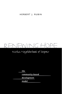 表紙画像: Renewing Hope within Neighborhoods of Despair 9780791445549