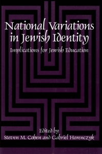 Cover image: National Variations in Jewish Identity 9780791443712