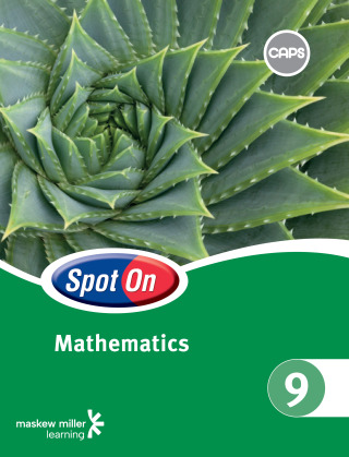 Cover image: Spot On Mathematics Grade 9 Learner's Book 1st edition 9780796236487