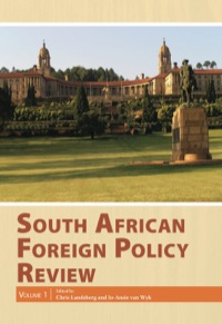 Cover image: South African Foreign Policy Review: Volume 1 9780798302913
