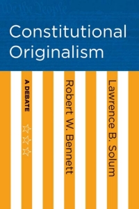 Cover image: Constitutional Originalism 1st edition 9780801447938