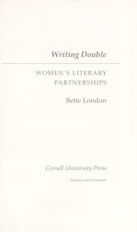 Cover image: Writing Double 9780801485558